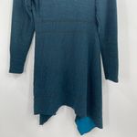 Cut Loose Green Y2k Boho Wrap Around Inset Jacket Deep Sea Cardigan Size Small Photo 6