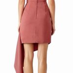 Keepsake Terracotta One Shoulder Asymmetric Bodycon Cocktail Dress Sz M Photo 1