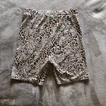 American Eagle  Cheetah Print Soft Biker Shorts Women’s Sz M EUC Photo 2