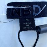 NBD NEW Leila Plunging Neck Cropped Top Lace-Up
Sheer Long Sleeve Blouse Sz Med Photo 13