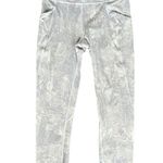 Lululemon Women’s Time To Sweat Crop 23" Eternal Wave White Print Legging Tights Photo 1