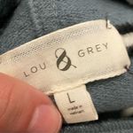 Lou & grey Blue Black Striped Dress Large L Photo 4