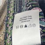 Veronica Beard  Lumi 100% silk dress ruffle hem knee length tan navy size 14 NEW Photo 12