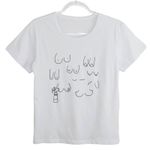 ASOS Love Your Boobies Breast White Graphic T-Shirt Extra Large Photo 1