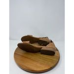 Eileen Fisher  Elie Womens Tan Textured Leather Ankle Strap Flat Sandals Size 9 Photo 10