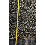 Loft Leopard Print Cozy Sherpa Sweatshirt Size XS Crewneck Warm Polyester Photo 5