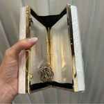 Rachel Zoe BOS Acrylic Pearl Box Bag/clutch Photo 4