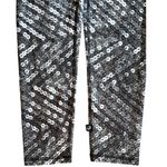 Terez NWT  Silver Sequin Patterned Leggings Size Small Retail $75.00 Photo 5