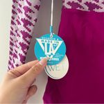 WET Swimwear Bonnie Houndstooth Purple Rash Guard NWT Size S Photo 2