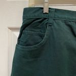 Vintage Modest Green Denim‎ Maxi Skirt Button Front 5 Pocket Retro 16 Photo 2