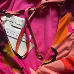 Trina Turk NWT WOMEN'S FAN FAIRE TWIST BACK HALTER PLUNGE ONE PIECE SWIMSUIT Photo 13