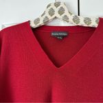 Banana Republic  Red V-Neck Sweater Photo 2