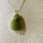 Natural jade pendant necklace Green Photo 2