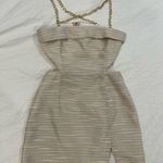 Runaway the Label Mini Dress Gold Photo 2