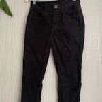 American Eagle  Corduroy Pants Women’s size 00 Black Skinny Stretch Photo 3