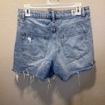 Altar'd State  Light Blue Distressed Jean Shorts Photo 2