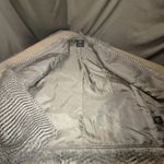 LUNIK Faux Fur Striped Vest By Size L Black & Gray Photo 4