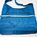 Lug Cable Car Satchel Blue/ Teal crossbody Bag with Zipper Details Blue Photo 4