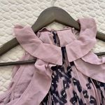 Self Portrait $615 NWT Self-Portrait Printed Frill Balloon Sleeve Pleated Maxi Dress Photo 7