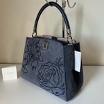 Kate Spade Phoebe Suede Embroidered Medium Top Handle Bag Photo 1