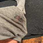 Nirvana  Ragland distressed long sleeve thin T shirt size small EDGY FEMININE Photo 4