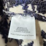 Tory Burch Wool Mohair Blend Floral Jacquard Sweater in Cream/Black/Navy Photo 5