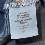 Gap  1969 Womens Low Rise Always Skinny Stretch Denim Jeans Dark Wash Size‎ 28 Photo 6