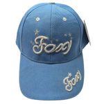 American Vintage Y2K Foxy Blue Embroidered Hat Women’s NWT Vintage Baseball Cap Photo 2