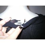 Tracy Reese New NWT $248 Plenty  Off Shoulder Sweater Top Black S Layered Fine Photo 9