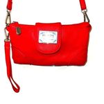 Nicole Miller Crossbody bag/Wallet. Red/Orange. Small Photo 1