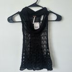 Free People NWT Chainmail Tank Black XS Photo 3