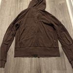 Triple Five Soul Full Zip Waffle Knit Hoodie Brown Size M Photo 7