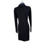 Go Couture Go‎ Couture Black Long Sleeve Cowl Neck Cozy Soft Sweater Dress XL black tie Photo 2