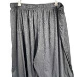 Parade Black Satin Pajama Pants Drawstring Elastic Waist Wide Leg 2XL Size 2X Photo 3