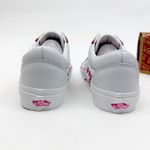 Vans  Old Skool Bolt Pop Pink Glow Lace Up Sneakers Skate Shoes White Pink Photo 4