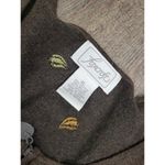 Foxcroft  Women's Full Zip Cardigan Sweater Brown Leaves Size XL Photo 2