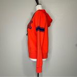 PINK - Victoria's Secret PINK Victoria’s Secret Orange Logo Pullover Hooded Sweatshirt, Sz Small Photo 4