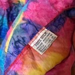 Jasmine Silk by  Vintage Silk Tie‎ Dye Button Up Blouse Rainbow Size Petite Small Photo 6