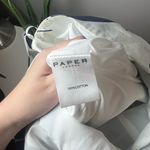 Paper London NEW Naxos Dress Take It Or Leaf It Asymmetric Mini Navy Size 8 Blue Photo 6