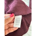 Kenar  100% Merino Wool Sweater Small Burgundy Button Back Long Sleeve Women’s Photo 5