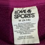 Love & Sports Women Purple Crew Neck Long Sleeve Cozy Relaxed Fit Sweater Size M Size M Photo 9