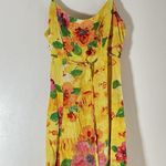 Jams World  Women’s XS Tropical Floral Fish Slip Camisole Dress Hawaii Boho Belt Photo 0