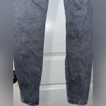 CAbi  Distressed Ripped Grunge Gray Acid Wash Fitted CasualHigh Skinny Jeans Sz 6 Photo 5