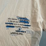 ZARA Men’s  white/cream graphic T-Shirt Photo 4