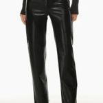 Aritzia The Melina Pant Vegan Leather In Black Size US 4 Photo 14