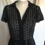 BCBGMAXAZRIA Eyelet Shirt Dress Photo 3