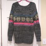 American Eagle Jegging Snowflake Crewneck Sweater by Outfitters Photo 1