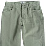 Free People EUC  Maggie Distressed Jeans Moss Green Size 25 Photo 3