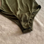 Nasty Gal Green Mockneck Bodysuit Photo 1