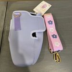 Lavender Tumbler Sling with Floral Strap new with tags periwinkle phone holder Purple Photo 4